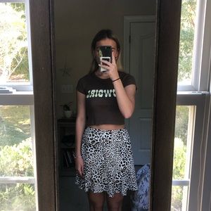 Leopard Skirt